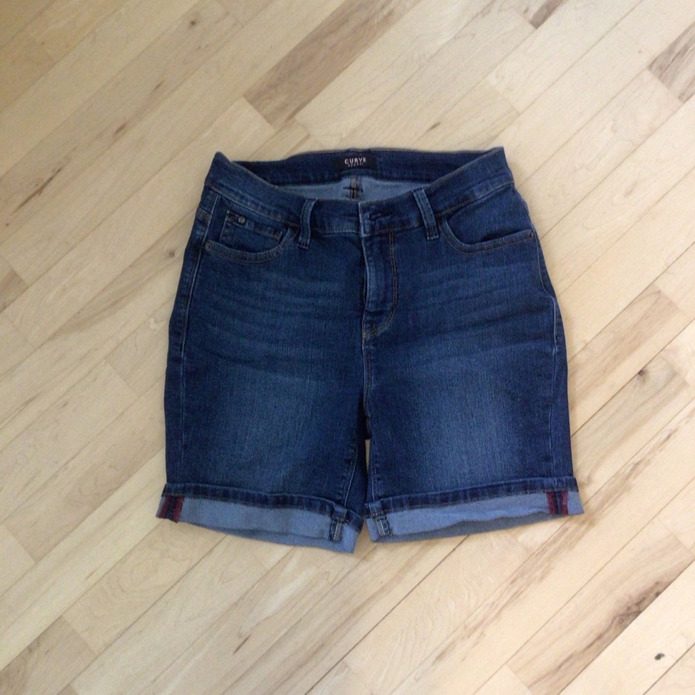 2/$12 Denim Blue Women's Shorts - Picture 4 of 4